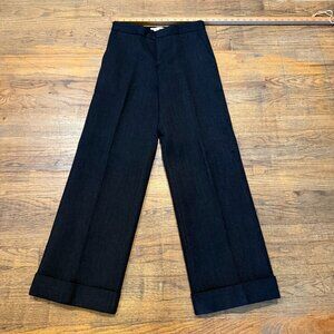 Marni Grey Wool Cuffed Trousers – Size 38